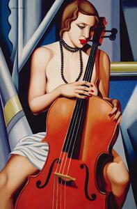 Abel, Catherine - Stampa artistica Woman with Cello, (26.7 x 40 cm)