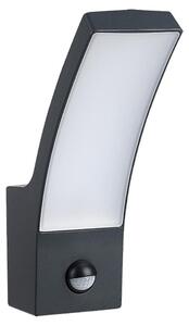 Rabalux 7505 Palanga lampada da parete per esterni, 12W, 3000K, 800lm, alluminio, bianco antracite, bianco caldo, IP44, 24cm