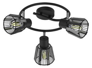 Prezent 27518 - Faretto PONTEO 3xE27/40W/230V nero
