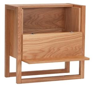 Mobile da vino in legno di quercia in colore naturale 59x60 cm NewEst - Woodman