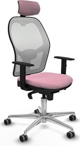 Sedia da ufficio con poggiatesta Piqueras y Crespo 1D086G2 Rosa