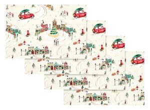 Tovagliette in set in cotone 4 pz 30x46 cm Christmas Town – Catherine Lansfield