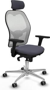 Sedia da ufficio con poggiatesta Piqueras y Crespo 3D086G2 Grigio scuro