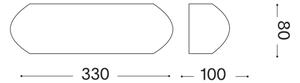 Ideal Lux - Lampada da parete per esterni GIOVE 1xE27/60W/230V IP54 antracite