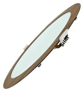 Lampada LED da incasso CIRCLE LED/18W/230V 4200K diametro 22 cm marrone