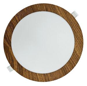 Lampada LED da incasso CIRCLE LED/18W/230V 4200K diametro 22 cm marrone