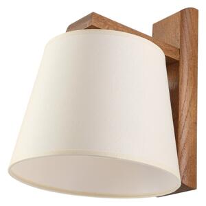 Applique AIDA 1xE27/15W/230V rovere/crema