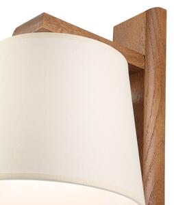 Applique AIDA 1xE27/15W/230V rovere/crema