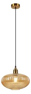 Lampadario a sospensione MILOU 1xE27/15W/230V oro/beige fumé