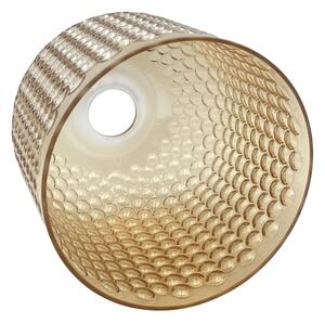 Lampadario a cavo ROCCO 1xE27/15W/230V dorato/beige fumé