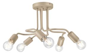 Plafoniera CHARLIE 5xE27/15W/230V beige