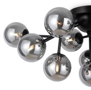 Maytoni MOD545CL-12B - Lampada da soffitto DALLAS 12xG9/28W/230V nero/vetro fumé