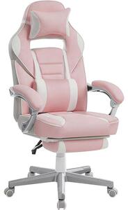 Sedia da ufficio ergonomica OBG073P01, capacità di carico 150 kg, colore rosa