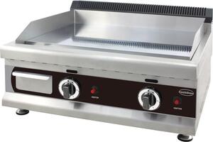 Piastra per barbecue a gas Combisteel con kit di conversione, realizzata in acciaio inox, dimensioni 650x575x365 mm