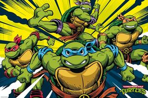 Posters, Stampe Teenage Mutant Ninja Turtles - Turtles in Action, (91.5 x 61 cm)