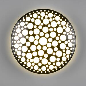 Reality Leuchten Plafoniera LED Chizu, Ø 28,5 cm, 3.000K nero