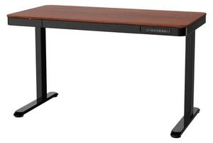 Scrivania Activejet con regolazione elettrica dell'altezza 140x70 ET119W-C nero/noce