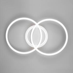Reality Leuchten Plafoniera LED Venida ad anello, bianco