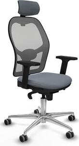 Sedia da ufficio con poggiatesta Piqueras y Crespo 2D086G2 Grigio