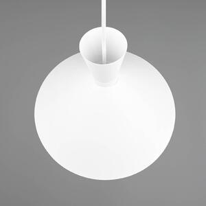 Reality Leuchten Lampada a sospensione Enzo, 1 luce, Ø 35 cm bianco