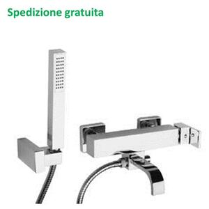 Miscelatore vasca doccia duplex Paini serie Dax 84CR105TA cromato