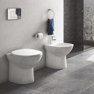 WC Filo Muro In Ceramica Bianco Rimless Morning RAK Ceramics + Copriwater