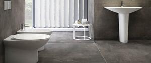 WC Filo Muro In Ceramica Bianco Rimless Morning RAK Ceramics + Copriwater