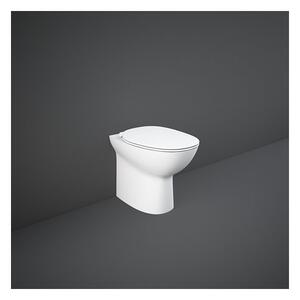 WC Filo Muro In Ceramica Bianco Rimless Morning RAK Ceramics + Copriwater