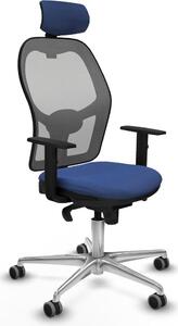 Sedia da ufficio con poggiatesta Piqueras y Crespo 1D086G2 Blu navy