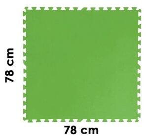 Tappeto Piscina Fuori Terra Fondo Morbido 78x78 Cm 9 Pezzi - 5,5 mq Bestway