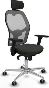 Sedia da ufficio con poggiatesta Piqueras y Crespo 3D086G2 Nero