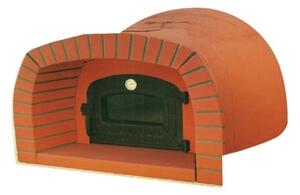 Forno a legna prefabbricato 80 x 70 cm con cappetta mod. 6Q Di Fiore Forni