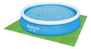 Tappeto Piscina Fuori Terra Fondo Morbido 78x78 Cm 9 Pezzi - 5,5 mq Bestway