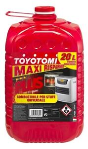 Combustibile Liquido Per Stufe Inodore Universale Tanica 20 L Toyotomi Plus Tappo Rosso