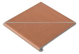 Angolo Gradino In Klinker 2 Pezzi 35x35 Cm Antigelo Antiscivolo Ocra Domus