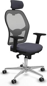 Sedia da ufficio con poggiatesta Piqueras y Crespo 2D086G2 Grigio scuro