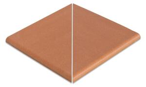 Angolo Gradino In Klinker 2 Pezzi 35x35 Cm Antigelo Antiscivolo Ocra Domus