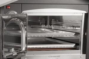 Forno A Legna A Cottura Indiretta Da Esterno 45x80 Smart In Acciaio Clementi