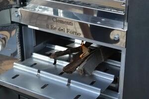Forno A Legna A Cottura Indiretta Da Esterno 45x80 Smart In Acciaio Clementi