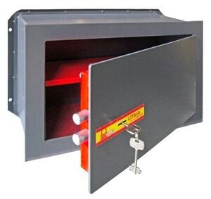 Cassaforte A Muro Da Incasso 31x19,5xH21 Cm In Acciaio Blindata Con Chiave Utilia Security