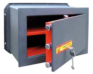 Cassaforte A Muro Da Incasso 42x19,5xH28 Cm In Acciaio Blindata Con Chiave Utilia Security