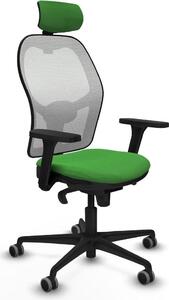 Sedia da ufficio con poggiatesta Piqueras y Crespo 3D036G2 verde
