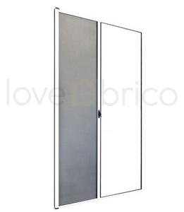 Zanzariera Per Porta Apertura Orizzontale Scorrevole 150x250 Riducibile Bianco Sangiorgio