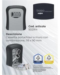 Cassetta Portachiavi di sicurezza a muro con combinazione 4 cifre