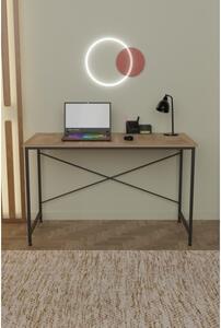 Scrivania Stile Industrial Ferro E Legno 120x60x73 Adam Rovere