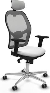 Sedia da ufficio con poggiatesta Piqueras y Crespo 2D086G2 Bianco