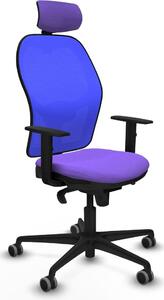 Sedia da ufficio con poggiatesta Piqueras y Crespo 1D036G2 Viola