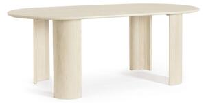 Tavolo Da Pranzo 210x100 Orlando Ovale In Legno Naturale Bizzotto