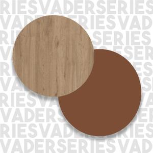 Scrivania Moderna Porta PC 120x58x98 Con Ripiani Laterali Pixel Rovere E Rosso