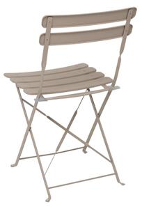 Set Bistrot Pieghevole In Acciaio Tavolo 60x60 Con 2 Sedie Donald Tortora